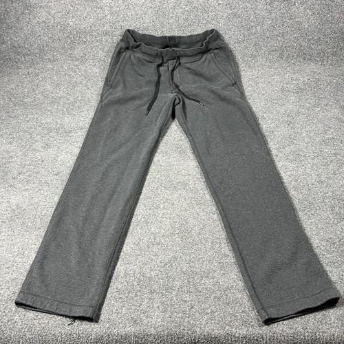 Lululemon Pants Mens XL Gray Fleece Sweatpants Straight Leg Drawstring Lounge