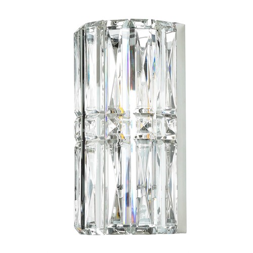 Wandlampe Wandleuchte H: 25 cm Chrom E14 länglich Art Déco Up Down Lampe innen - Bild 2 von 8