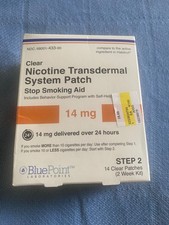 Bluepoint Laboratories Transdermal Clear Nicotine Patches 14mg Step 2