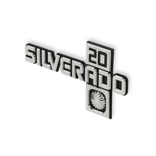 Holley 04-553 81-88 Silverado 20 Fender Badge, Pair - Picture 3 of 8
