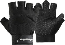 Women/Men Gym Gloves With Wrist Wrap Workout Weight Lifting Fitness Exercise GYM