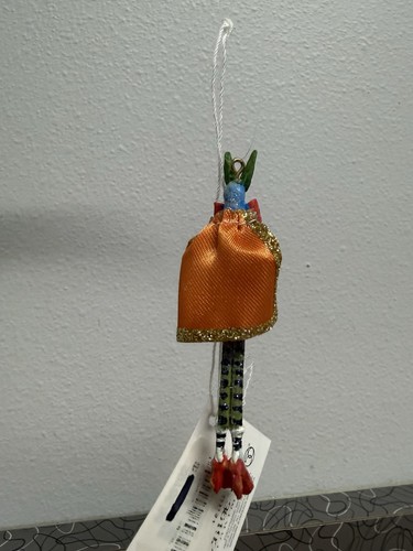 Dept 56 Patience Brewster Halloween "Masked Bluebird" Spooky Mini Ornament mit Etikett - Bild 3 von 4
