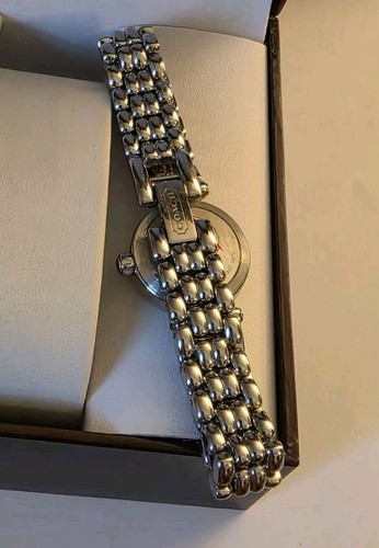 Damen Coach Edelstahl Schweizer Uhr W024 in Box - gebraucht Top Zustand  - Bild 7 von 10