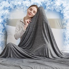CHOSHOME Cooling Blanket King, Double Sided Cooling Blankets for Hot Sleepers...