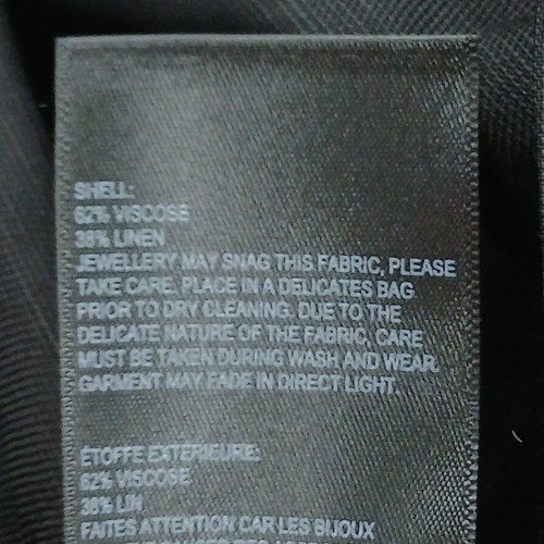 Whistles Dress UK 10 Black Midi Clasp Front New RMF-FPL17 - Picture 8 of 8