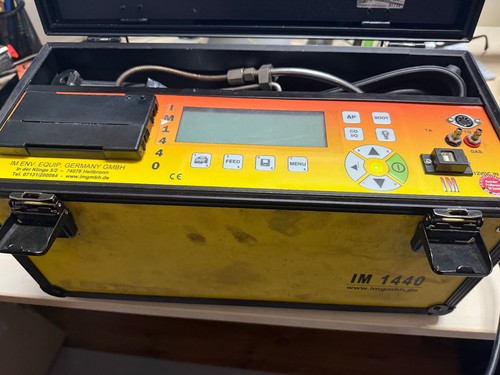 IM 1440F + IM 900 Abgasmessgerät Rauchgasmessgerät Abgasanalysegerät MwSt - Picture 3 of 15
