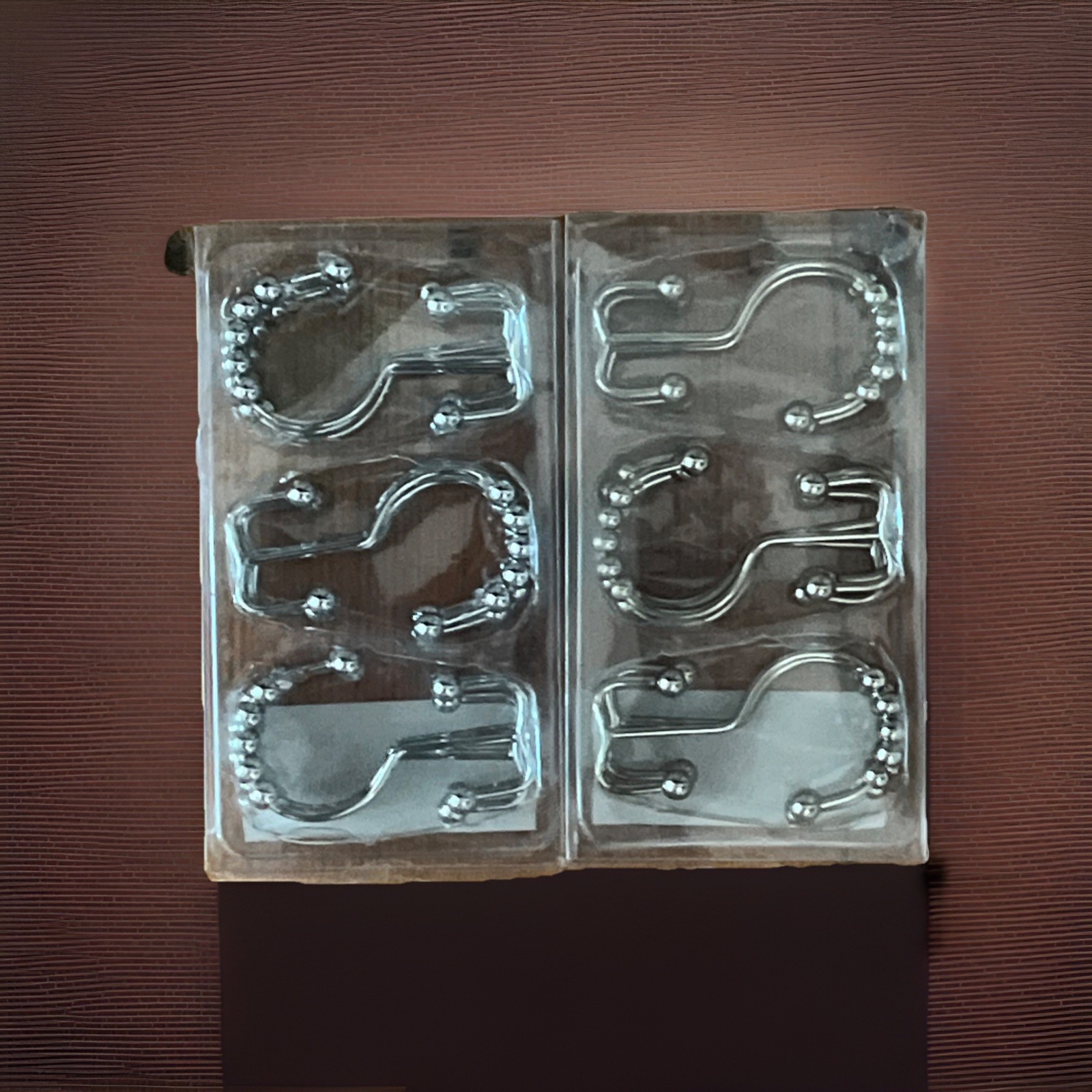 Metal Double Glide Shower Curtain Hooks