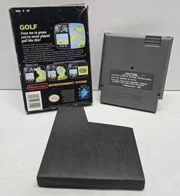 Golf OVAL (Nintendo NES) Authentic Cartridge in Original Box