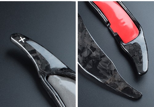 Lenkrad Paddle Extensions Shifter Trim Für Mercedes Benz AMG 2015-2018 2016 Neu - Picture 5 of 9