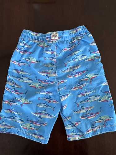Gap Kids Surf Boys Size XXL 14-16 Shark Swim Trunks Shorts Mesh and Rash Guards - Picture 2 of 2