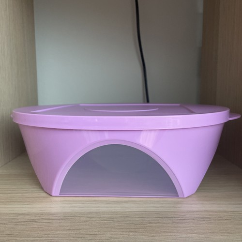 Tupperware Mediterrano Schüssel 2,5 L Lila Salatschüssel Mit Sichtfenster Neu