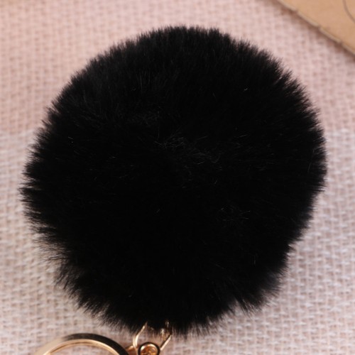 1PC 8cm Imitation Rabbit Ball Lovelty Charm Key Chain Pendant for Car Key - Imagen 8 de 12
