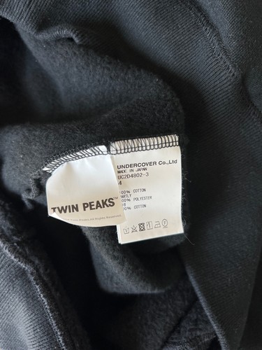 Sudadera Undercover Twin Peaks Laura Palmer Cuello Redondo - Talla 4 - Negra - Imagen 9 de 9