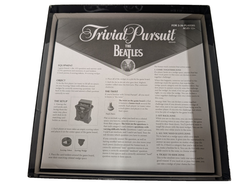 The Beatles Trivial Pursuit Collectors Edition Board Game 100% Complete Music ?? - Picture 4 of 10