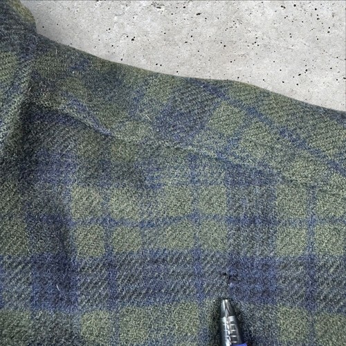 Vintage Woolrich Plaid Wool Flannel Shacket Jacket Shirt Men’s XL Dark Green - Picture 6 of 8