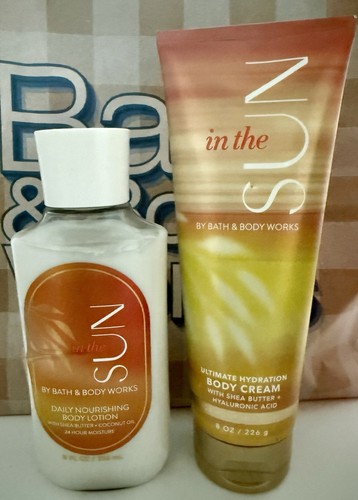 Bath & Body Works IN THE SUN Set 2 Pezzi Lozione Corpo e Crema Corpo NUOVISSIMA - Foto 1 di 2