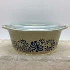 Vintage Pyrex Homestead 1 1/2 Qt. Casserole with Lid 474-B *Read