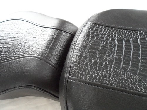 HARLEY FAT BOY (Replacement Seat Cover Skin) 1984-2006 - Picture 4 of 6