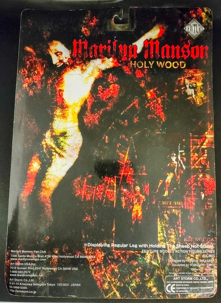 Marilyn Manson Action Figure Holy wood FEWTURE *New In Box / Great
