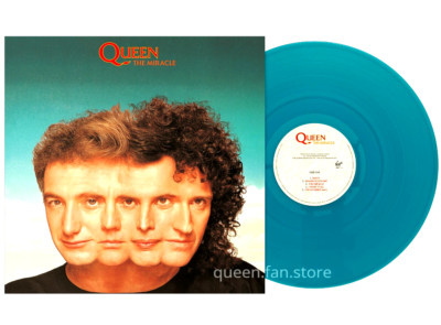 Queen 'The Miracle' Turquoise Green Colour Vinyl LP Album Record - NEW/MINT