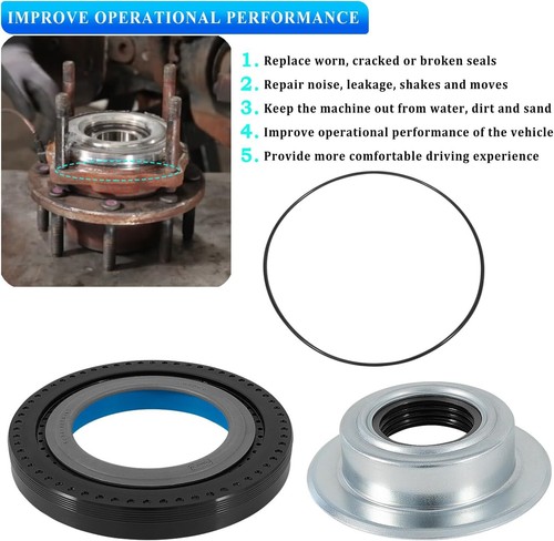 Juntas tóricas de buje para aspiradora/sellos antipolvo de eje delantero para Ford F250 F350 F450 F550 - Imagen 9 de 23