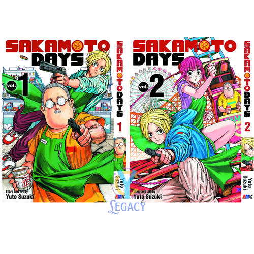 Sakamoto Days Manga Fumetto Versione Inglese Set Sciolto (Volume 1-17) Omaggio - Foto 7 di 15