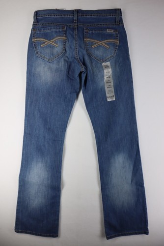 Cruel Denim Womens Jeans 7 Long Low Rise Slim Boot Cut Light Wash Blue Denim NEW - Picture 10 of 12