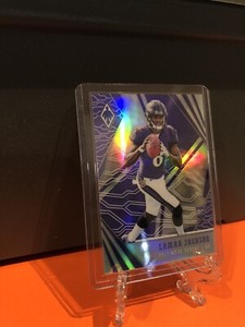 2018 Phoenix Lamar Jackson # 112 ROOKIE Purple Prizm Refractor 129 / 149 