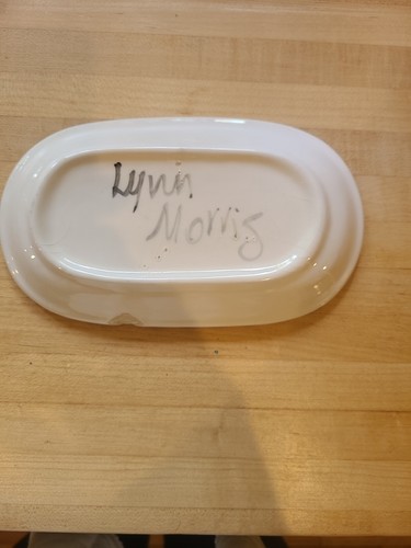 Lynn Morris Signed Art Pottery Fish dish plate - Picture 2 of 3
