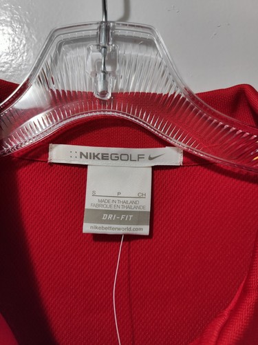 Nike Golf Women's "Go Halliburton" Red Dri-fit Polo Size S - Picture 3 of 4
