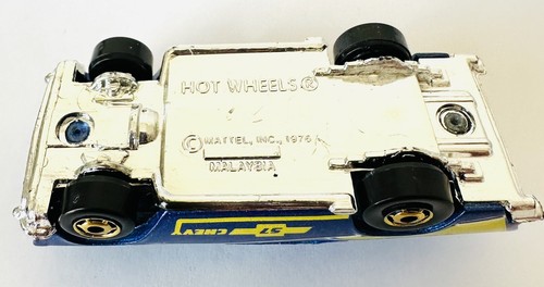 Hot Wheels 1987 Vintage '57 Chevy Metalflake Blue Gold HO The Hot Ones Malaysia - Picture 5 of 5