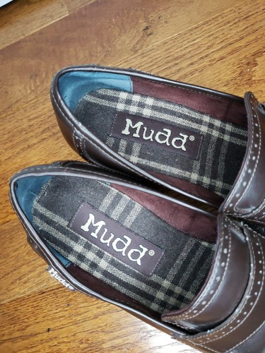 Vintage 90s Y2K MUDD Chunky Platform Heel Lug Oxford Loafers Punk Women's 7.5 M - Picture 4 of 11