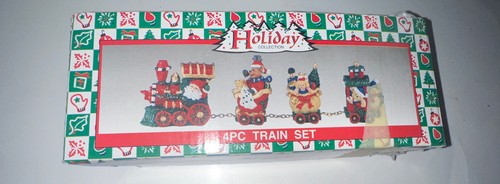Holiday Collection Santa 4pc Train Set Pre-Owned. - Picture 5 of 6