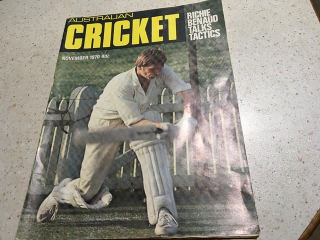 ‘AUSTRALIAN CRICKET ~November 1970’ Preloved good condition ‘AUSTRALIAN CRICKET ~November 1970’ Preloved good condition