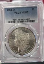1884 PCGS MS65 Morgan