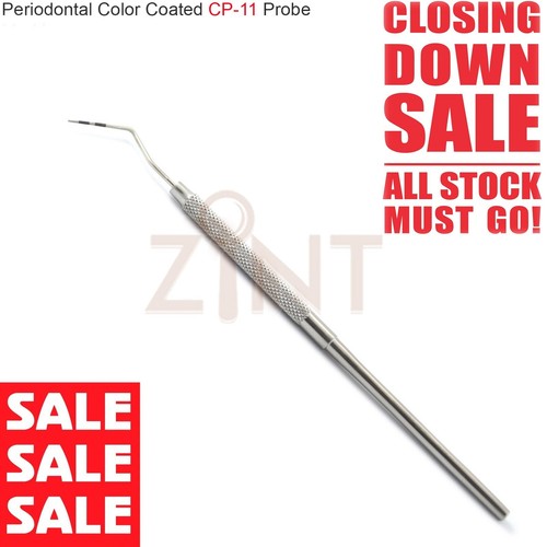 CP-12 Farbcodierte Parodontal-Untersuchungssonden Dental Taschenscrean Scaler - Bild 1 von 2