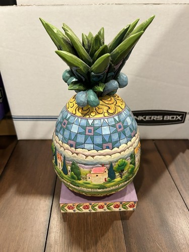 Jim Shore 2006 Pineapple Welcome All Heartwood Creek Figurine Village 4007666