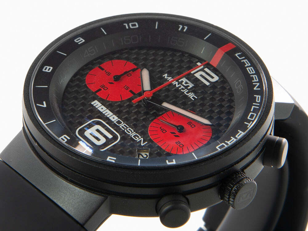 Montjuic X Momo Design Urban Pilot Red, Quartz Watch MJ2.1007MOMO