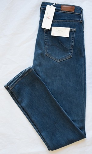 JEAN DE INTERFAZ DE CIGARRILLO AG ADRIANO GOLDSCHMIED NUEVO CON ETIQUETAS $188 PRIMA MID RISE. TALLA 25 - Imagen 6 de 14