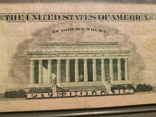 Very Cool RARE 2009 $5 JL55554444B Binary Fancy Note Worth Grading LOOK - Picture 10 of 12