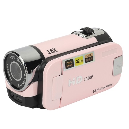 (Pink)Digital Video Camera 1080P 16MP Digital Video Camera With 2.4inch - Picture 13 of 22
