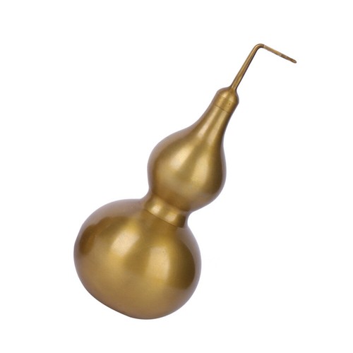 2 Pack Old Gourd Ornaments Copper Decoration Brass for Feng Shui - Picture 2 of 12