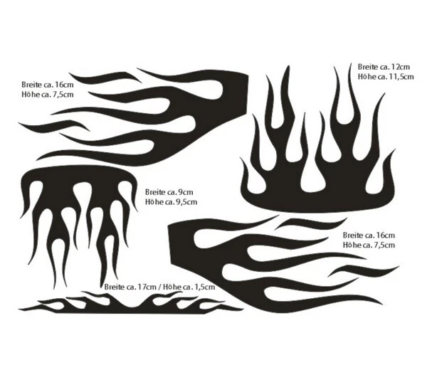 mobo-racing RC-Aufkleber Decal Sticker Tribal 07 - geplottet