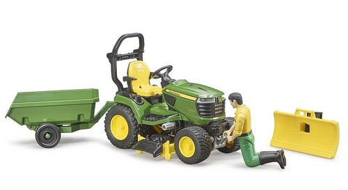John Deere X949 Lawnmower Tractor & Figure - Bruder 62104 Scale 1:16 NEW - Picture 3 of 4
