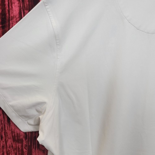 Nuevo polo de golf para mujer Peter Millar blanco nuevo con etiquetas precio de venta sugerido por el fabricante $90 talla fps verano grande l - Imagen 10 de 14