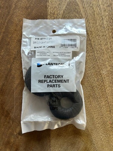 ➡️✅ NIEUW IN BULK. Plantronics EAR Cushion kit Leather headset 67712-01 💶 - Zdjęcie 1 z 2
