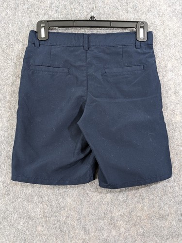 Nautica Shorts Boys 8 Navy Blue Chino Adjust Waist 8" Inseam School Uniform - Picture 5 of 10