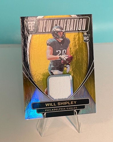 Panini Totally Certified Will Shipley New Generation Mirror Platinum Gold /10 RC