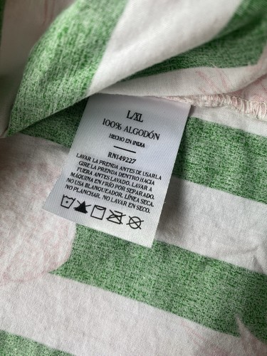 8 Oak Lane gestreifte Ananas Pyjamas Damen Größe L/XL Loungewear zweiteiliges Set - Bild 6 von 10