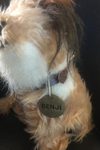 Benji Stuffed Plush 10” Vintage 1980 Dakin Animal Dog - Picture 6 of 6